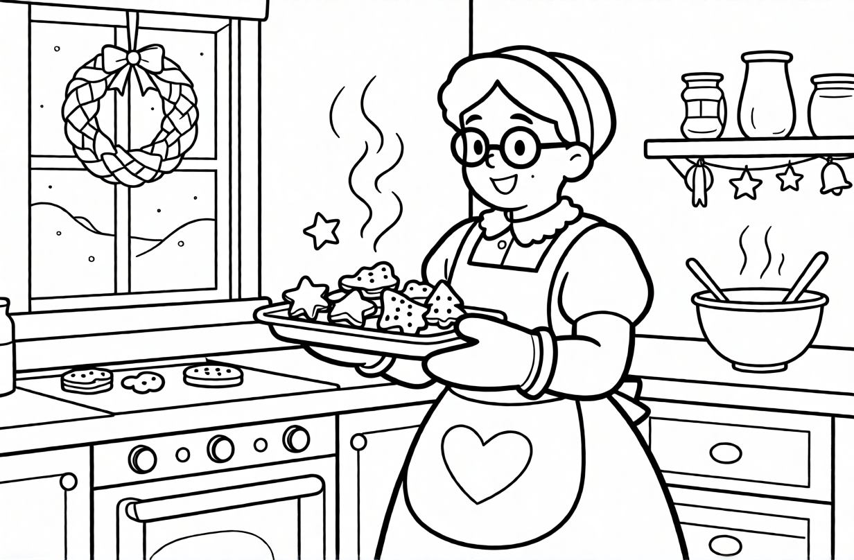 Free Christmas Coloring Pages for Kids PDF Download - Christmas Coloring Book for Kids Free PDF Downloads - printable