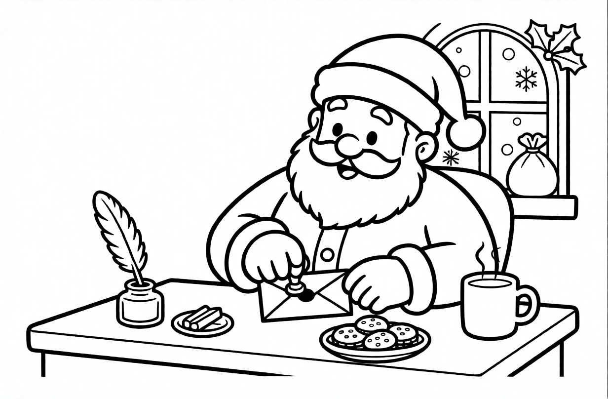Free Christmas Coloring Pages for Kids PDF Download - Christmas Coloring Book for Kids Free PDF Downloads - printable