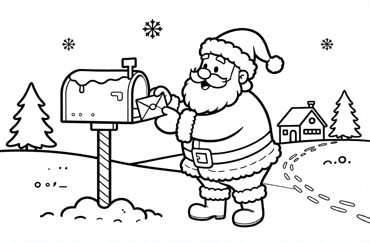 Free Christmas Coloring Pages for Kids PDF Download - Christmas Coloring Book for Kids Free PDF Downloads - printable
