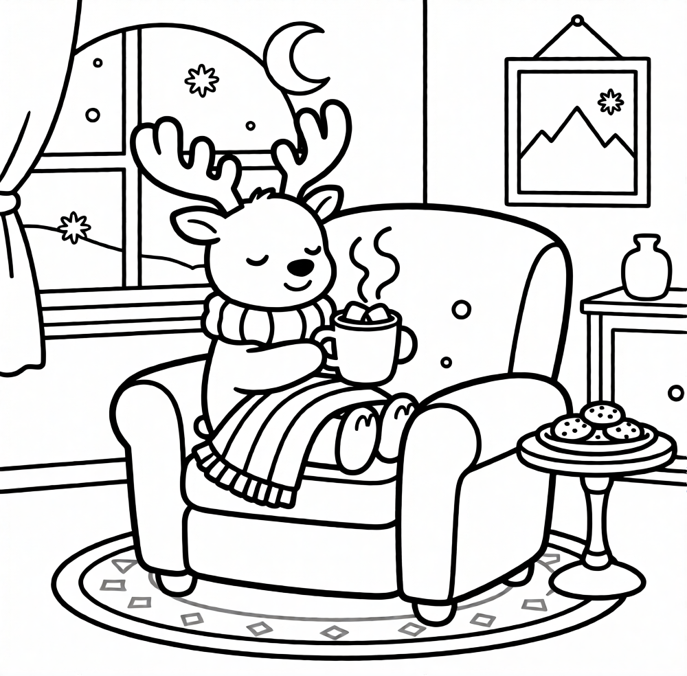 FREE Christmas Coloring Pages PDF and Letter to Santa PDF Downloads for kids