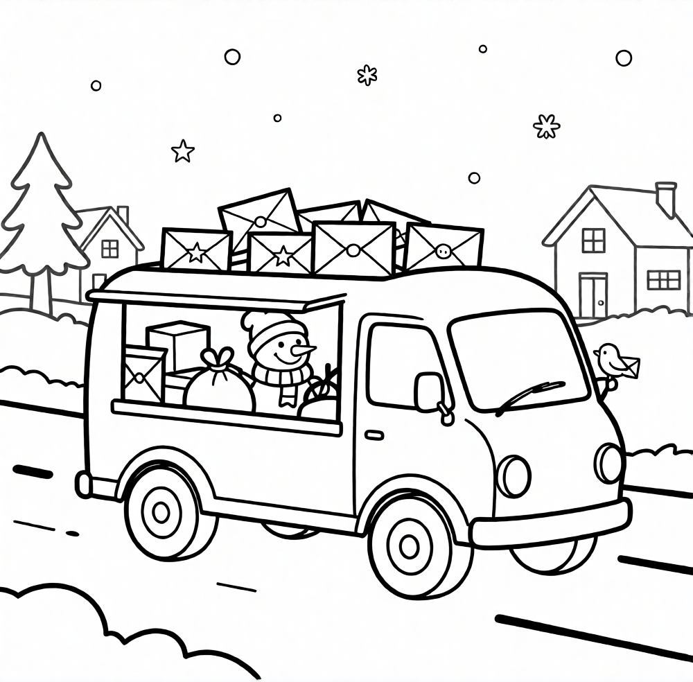 Free Christmas Coloring Pages for Kids PDF Download - Christmas Coloring Book for Kids Free PDF Downloads - printable