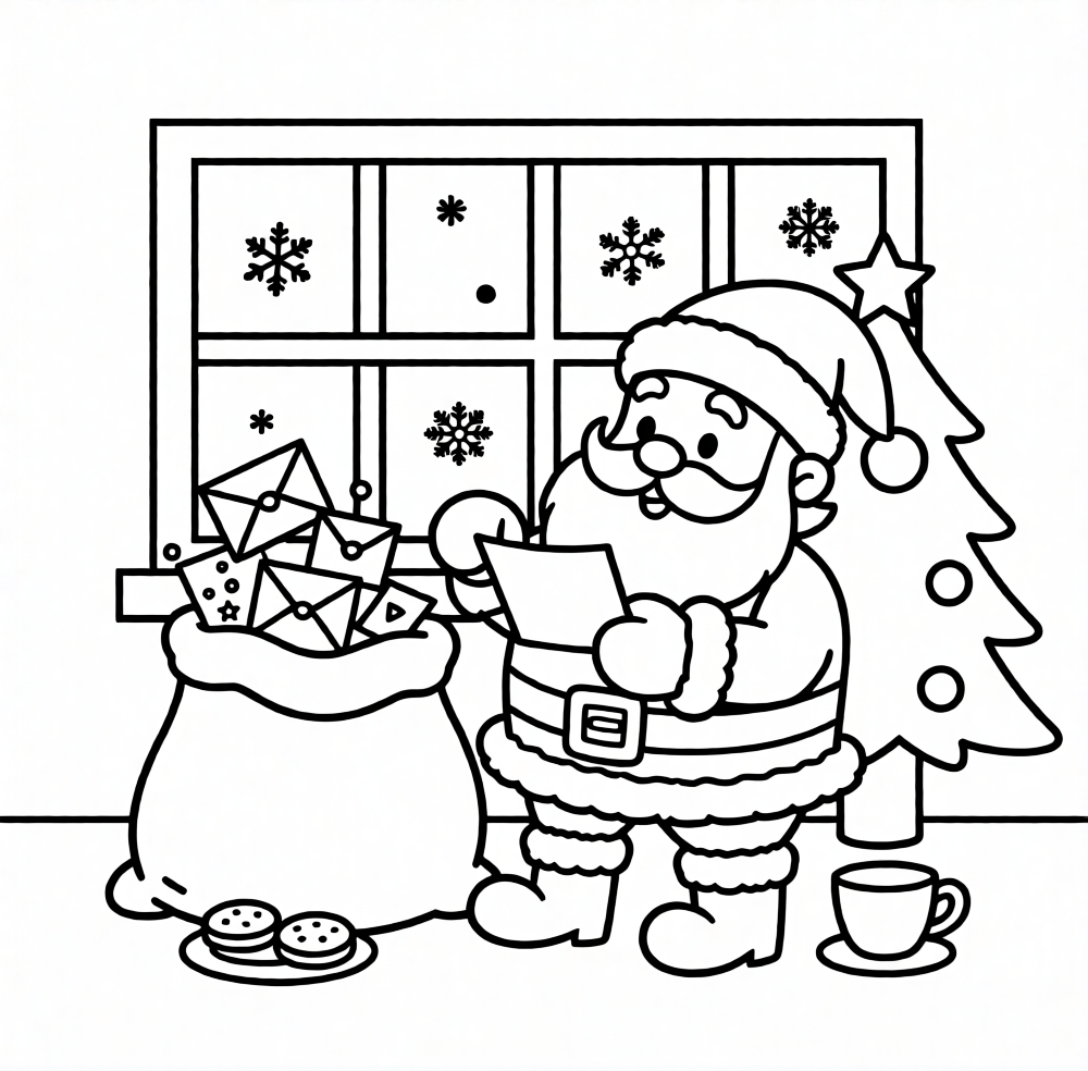 Free Christmas Coloring Pages for Kids PDF Download - Christmas Coloring Book for Kids Free PDF Downloads - printable