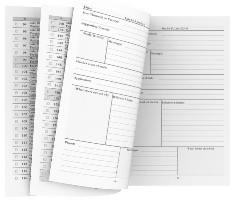 A Believer’s Walk With Jesus: Chronological Gospel Reading Plan & Journal: 12 Flexible Bible Reading Plans With Scripture Tracker For The Gospels
