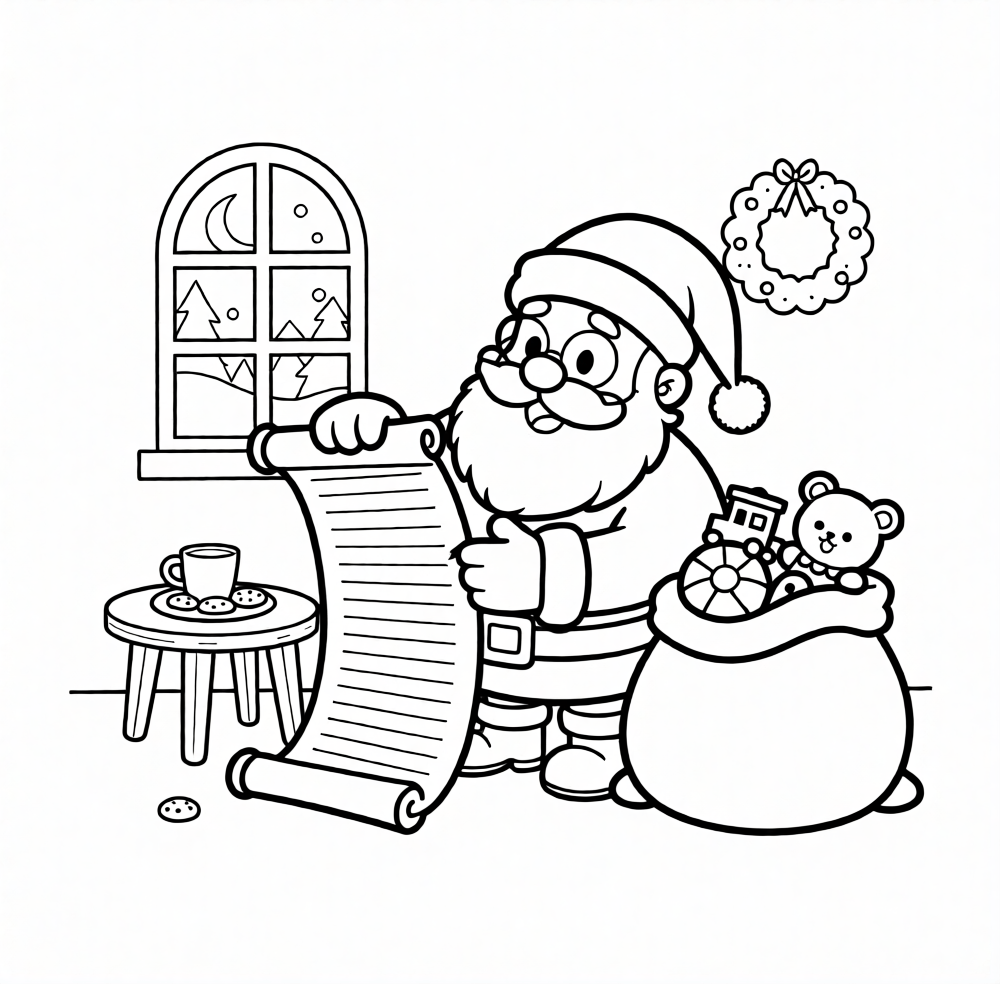 Free Christmas Coloring Pages for Kids PDF Download - Christmas Coloring Book for Kids Free PDF Downloads - printable