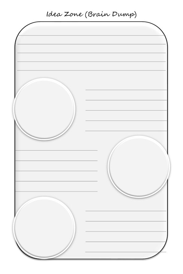 The Brainiac's Super Notebook For Smart People: For Brain Dumps, Idea Sorting, Dashboards, Project Planning, Mind Maps & More