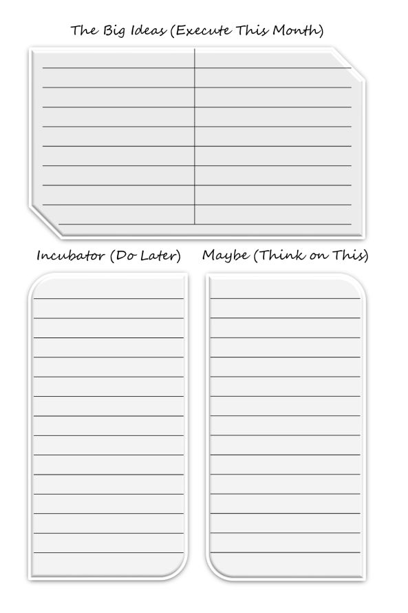 The Brainiac's Super Notebook For Smart People: For Brain Dumps, Idea Sorting, Dashboards, Project Planning, Mind Maps & More