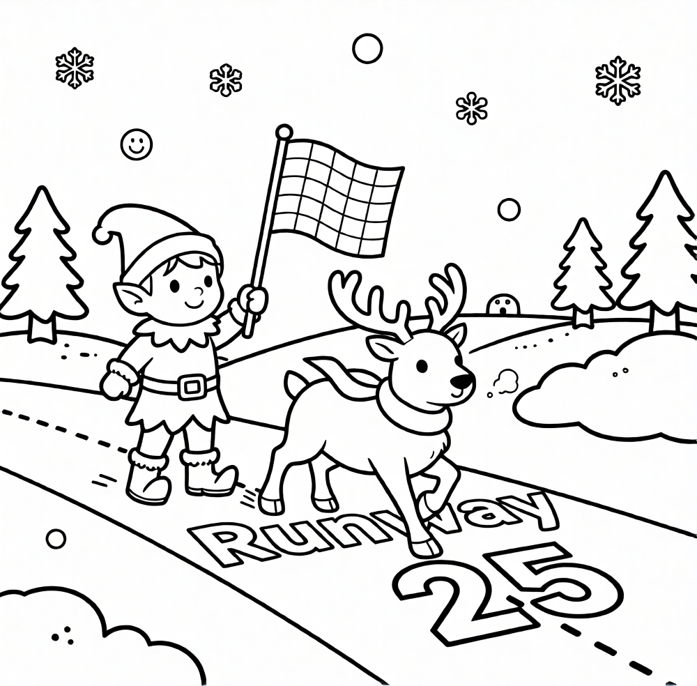 Free Christmas Coloring Pages for Kids PDF Download - Christmas Coloring Book for Kids Free PDF Downloads - printable