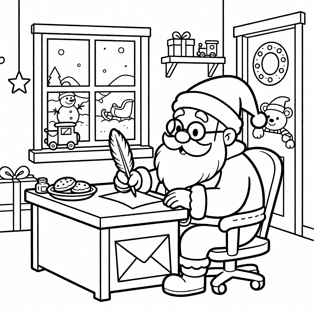 Free Christmas Coloring Pages for Kids PDF Download - Christmas Coloring Book for Kids Free PDF Downloads - printable