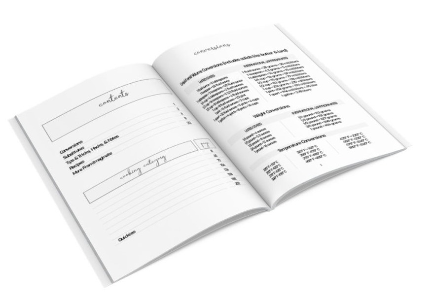 Customizable index page and convenient conversion charts