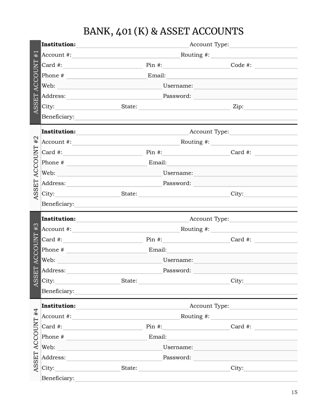 My Ultimate Escape Plan End-Of-Life Planner: To Haunt Your Loved Ones Less - Organized Checklists