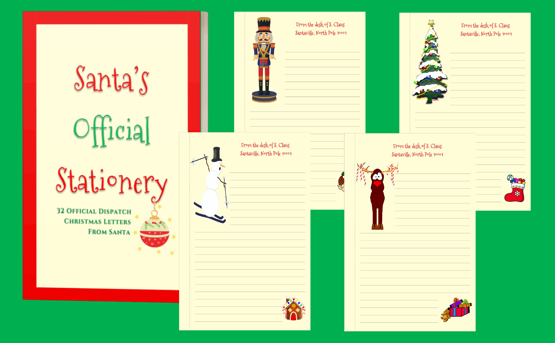 Santa’s Official Stationery: Official Dispatch Christmas Letters From Santa