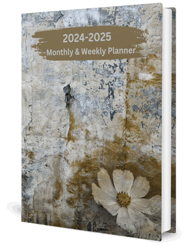 2024-2025 Monthly & Weekly Planner With Quotes