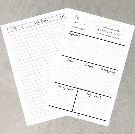 A Christian Believer's 4-Month Bible Study Planner & Bible Study Journal With Weekly Bible Verse