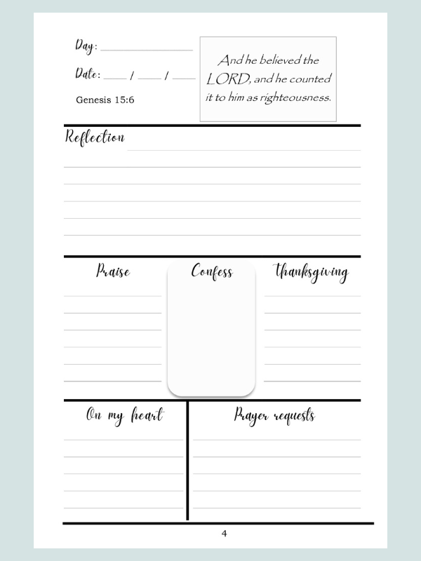 A Believer’s 5-Minute Prayer Journal: 100 Daily Conversations With God To Deepen Your Faith With Bible Verses From Genesis To Revelation