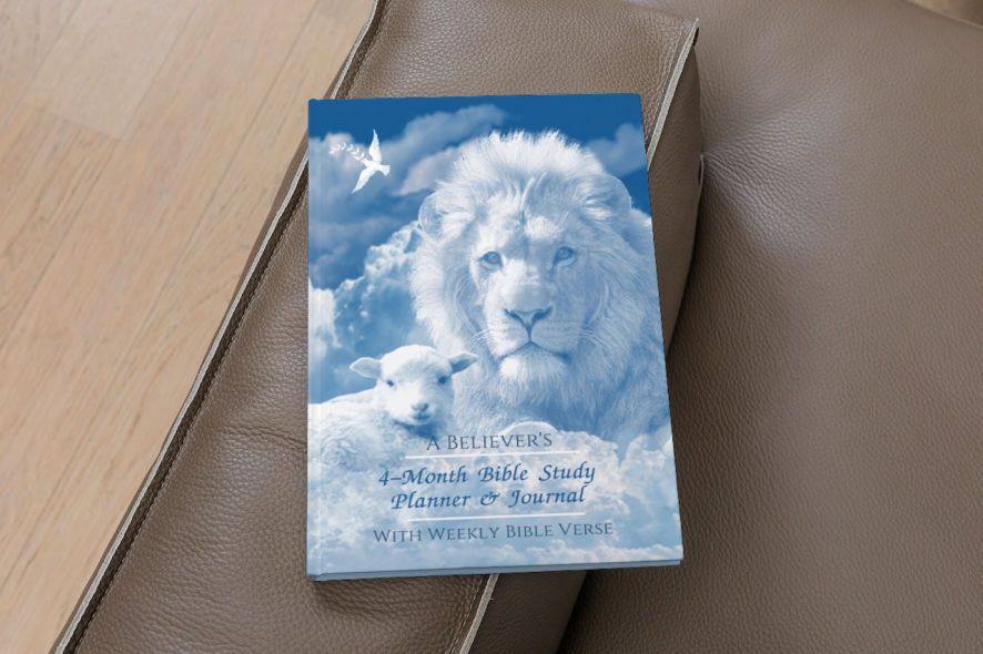 A Believer's 4-Month Bible Study Planner & Journal With Weekly Bible Verse: SOAP Bible Study Journal & Daily Scripture Tracker with quotes from the bible 